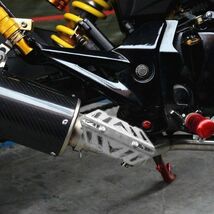 バイク フロントサスペンションガード 2個 カスタムパーツ HONDA クロスカブ50/110 ゴリラ グラジア ジャイロX キャノピー シャドウ400/750_画像7