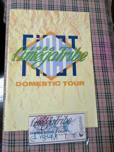 【1986オメガトライブ パンフレット DOMESTIC TOUR　カード付】