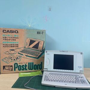 CASIO PostWord HX-7 ワードプロセッサ ワープロ 通電確認済み ジャンク