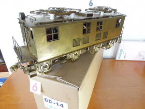 〈O〉KTM／ED-14形 電気機関車・生地完成品 (3線AC.仕様)　No.6