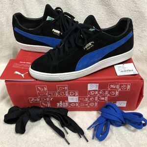 1スタ 28cm PUMA JPN SUEDE 匠 BLACK SNORKEL BLUE Made In Japan 日本製 プーマ スウェード 352940-05 clyde クライド OG 