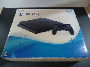 G2744 送料無料！ PlayStation4 CUH-2000AB01 500GB 中古品/動作確認済/イヤフォン,説明書,内袋欠品/箱ダメージ有/傷や汚れ有