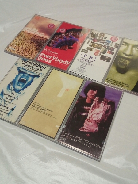 即決☆送料無料☆ミスチル☆Mr.Children☆シングルCD☆7枚セット☆まとめ売り☆邦楽☆8センチ☆シングルCD☆es☆イノセントワールド等☆