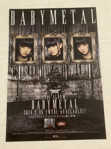 BABYMETAL　1st ALBUM　直筆サイン　ポスター