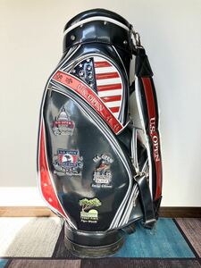 管理番号K U.S.OPEN 9型 キャディバッグ ゴルフ 中古品 フード無し キズ多め