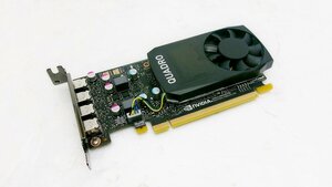 【JUNK】 NVIDIA Quadro P620 ロープロファイル Mini DisplayPort×4ポート グラフィックボード 通電・起動確認のみ【tkj-01934】