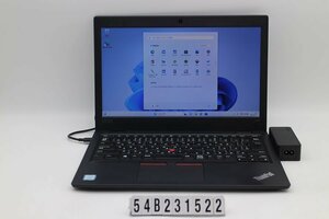 Lenovo ThinkPad L380 Core i5 8250U 1.6GHz/8GB/256GB(SSD)/13.3W/FWXGA(1366x768)/Win11 キー文字消え多数 【54B231522】