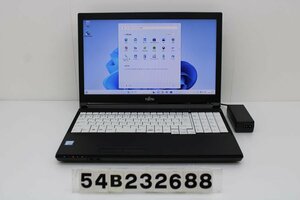 富士通 LIFEBOOK A579/B Core i3 8145U 2.1GHz/8GB/128GB(SSD)/DVD/15.6W/FWXGA(1366x768)/Win11 【54B232688】