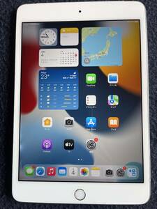 ipad mini 4 Ａ1550 silver wi-fi+cell １６GB　SIMフリー バッテリー１００%