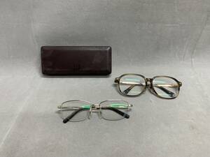 12＃C/3394　メガネ　ALFRED DUNHILL/バーバリー　58ロ16-141 55ロ17 2点セット　現状/未確認　60サイズ