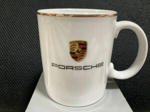 未使用品ポルシェ　PORSCHE マグカップ クレスト