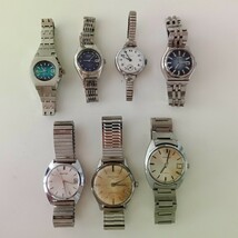 【全て動作確認済み】★7点セット★セイコー★SEIKO Championなど★シチズン★エベレスト★スモールセコンド★ビンテージ★アンティーク_画像1