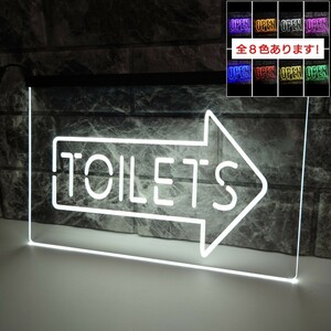 No.NE39 トイレ LED ネオン 看板 トイレット WC インテリ 雑貨