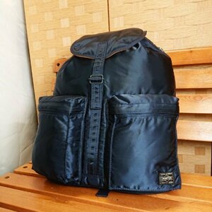 【超極美品】ポーター HEAD PORTER TANKER BACKPACK リュックサック 吉田カバン ナイロン【ネイビー】