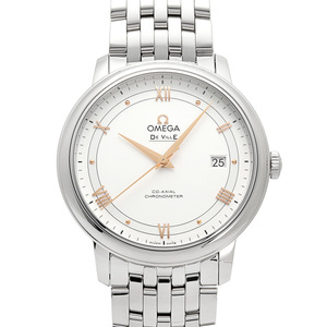 オメガ OMEGA デ・ヴィル プレステージ 39.5 MM 424.10.40.20.02.002 シルバー文字盤 新品 腕時計 メンズ