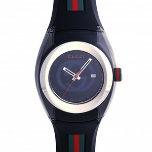  Gucci GUCCI раковина YA137301 черный циферблат новый товар наручные часы для мужчин и женщин 