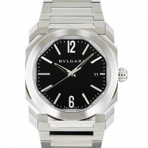  BVLGARY BVLGARI Okt Solotempo 102104 BGO38BSSD черный циферблат новый товар наручные часы мужской 