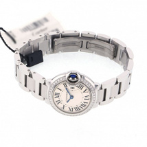 カルティエ Cartier バロンブルー W4BB0015 シルバー文字盤 新品 腕時計 レディース_画像2