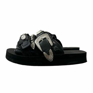 TOGA ARCHIVES トーガアーカイブ x SUICOKE 23SS Slider Sandal ブラック サイズ:8の画像2