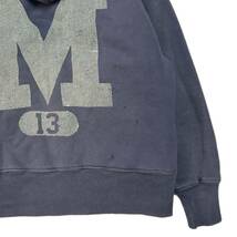 SAINT MICHAEL セントマイケル x Berberjin 後付け Pullover Hoodie BJ CRW SWT/M13 ネイビー サイズ:M_画像6