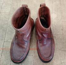 ★格安★RUSSELL MOCCASIN/ラッセルモカシン★KNOCK ABOUT BOOTS/ノックアバウト・ブーツ★茶・BR/25.5cm位 US7h★革・レザー★レア★美品_画像2