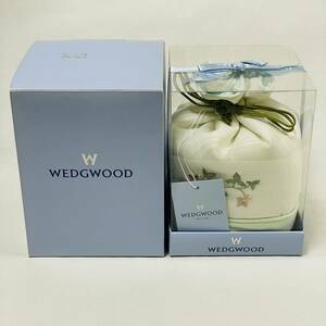 【MIA-8031YN】１円 ～ WEDGWOOD ウエッジウッド WILD STRAWBERRY ワイルドストロベリー ポーチ 巾着 箱付き 長期保管品