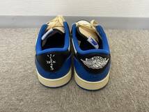 【MC2636TF】1円～ NIKE TRAVIS SCOTT × FRAGMENT × AIR JORDAN 1 LOW DM7866-140 トラヴィス NIKE ナイキ ジョーダン 26.5cm 中古品_画像6