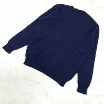 LA9426 ポロジーンズ ラルフローレン 長袖ウールニット ダークネイビー Polo Jeans Ralph Lauren 濃紺 ウール100％ L_画像8