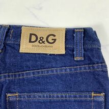 LA9553 ドルチェ&ガッバーナ デニムパンツ 青インディゴ系 D&G DOLCE&GABBANA ジーンズ ジーパン 31 45_画像10