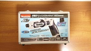 ★未使用品・送料無料 マキタ makita 充電式ペンインパクトドライバ TD022DSHXW 7.2V 1.5Ahバッテリ2個