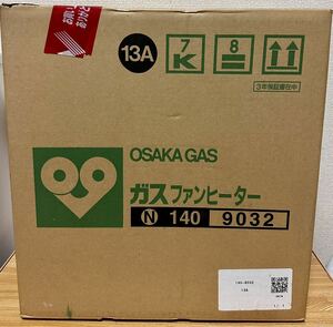 新品未使用 Rinnai リンナイ RC-238E-1 ガスファンヒーター 大阪ガス N140-9032型 都市ガス 