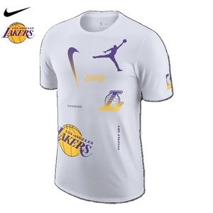 *UK direct import * Jordan / Nike *NBA Los Angeles * Ray The Cars Max90 T-shirt * white x purple yellow /L*