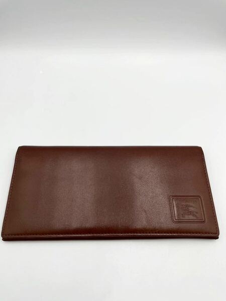 極美品　バーバリー　長財布　ブラウン　小銭入れ付き　メンズ　レディース　二つ折り財布　カードケース　コインケース