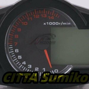 オートバイ デジタルマルチメーター 15000rpm モンキー 125cc 250cc 400cc等に