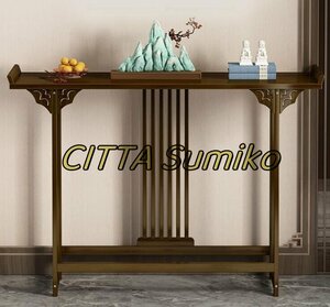 品質保証 極上品◆クラシック調玄関テーブル軽く贅沢現代シンプル壁によるエントランス数玄関台供テーブル台