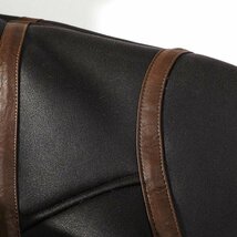 最高級 ムートンコート メンズ ブルゾン 天然革 毛皮ファーコート ライトジャケット配色 シープスキン ラムレザー M~5XL_画像6