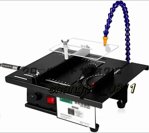 電動サンダー 多機能ミニテーブルソー エッジシャープナー ジュエリー研磨機 翡翠の切断 テーブルソー切断機 彫刻用 U460