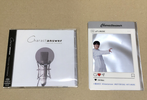 豊永利行　Charactanswer　先行販売盤　CD+Blu-ray　ブルーレイ　オリジナルクリアカード付