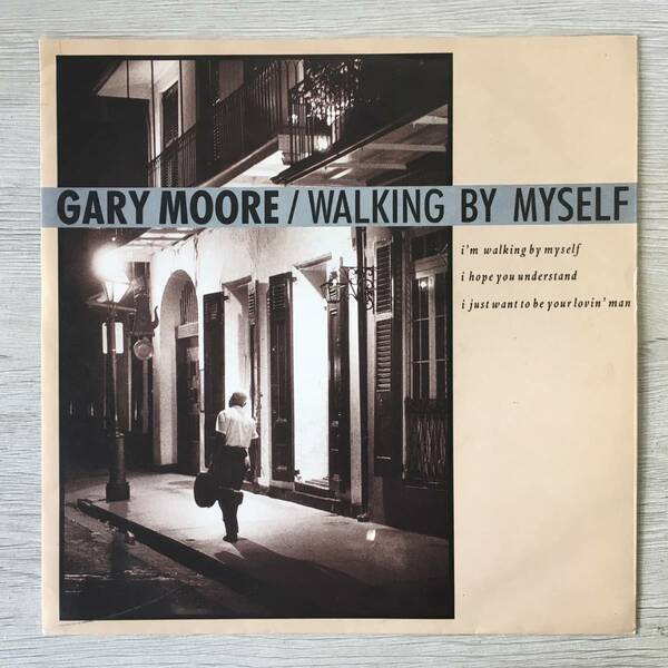 GARY MOORE WALKING BY MYSELF ドイツ盤　プロモシート