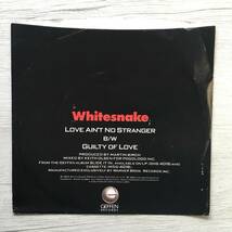 WHITESNAKE LOVE AIN'T NO STRANGER US盤　PROMO_画像2