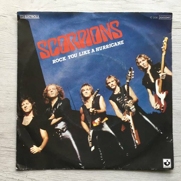 SCORPIONS ROCK YOU LIKE A HURRICANE ドイツ盤