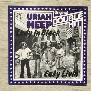 URIAH HEEP LADY IN BLACK ドイツ盤 ORIGINAL DOUBLE HIT