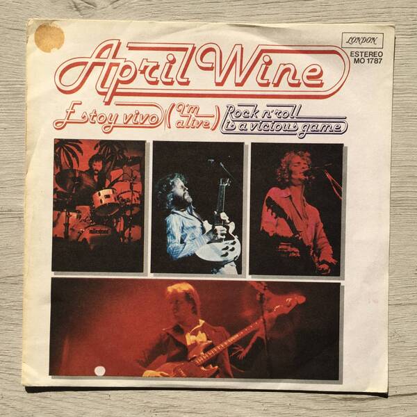 APRIL WINE I'M ALIVE スペイン盤　PROMO