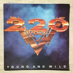 220 VOLT YOUN AND WILD スウェーデン盤