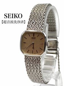 ●超美品●超高級●SEIKO●セイコー●ブランド●ブラウン●腕時計●小物●シャリオ●クォーツ●1400-5900●メンズ●レディース●GA058