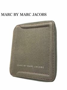 ●超美品●超高級●MARC BY MARC JACOBS●マークバイマークジェイコブス●ブランド●グリーン●折り財布●財布●ファスナー●お洒落●GA019