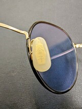 サングラス 金子眼鏡店 VINTAGE KVS-23 BKGP 48□21-142 フレームブラック×ゴールド レンズブルー系 ESTABLISHED 1958 最高級サングラス_画像4