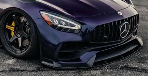 【正規品】Paktechz パクテクツ c190 AMG GT カーボンリップ　リップ　カーボン　フロントリップ　リップスポイラー　ドライカーボン