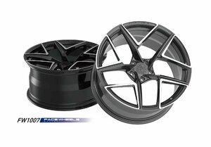 【鍛造】FACE WHEELS　FW1007　FORGED 1PCホイール18インチ（フェイスホイール）