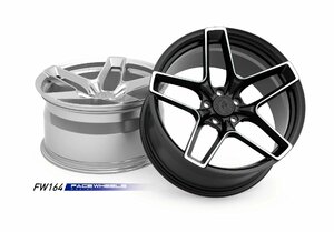 【鍛造】FACE WHEELS　FW164　FORGED 1PCホイール18インチ（フェイスホイール）